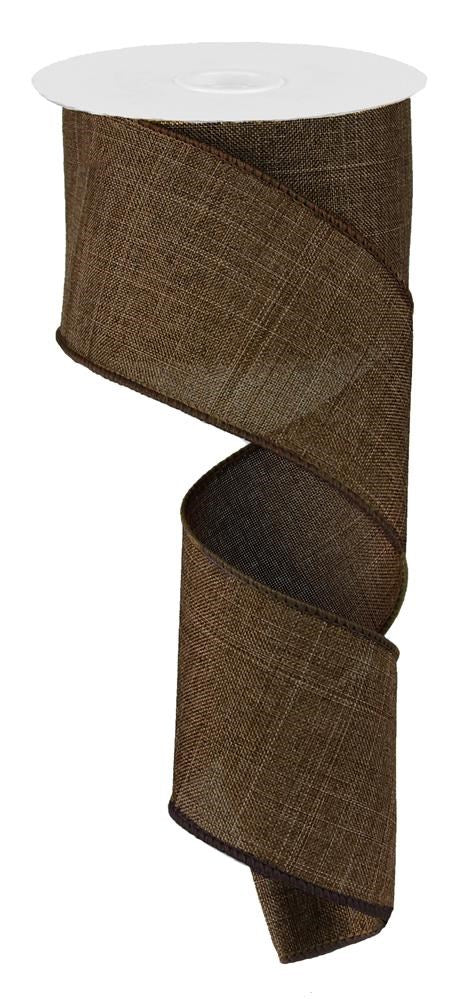 2.5" Brown Solid Ribbon - Designer DIY