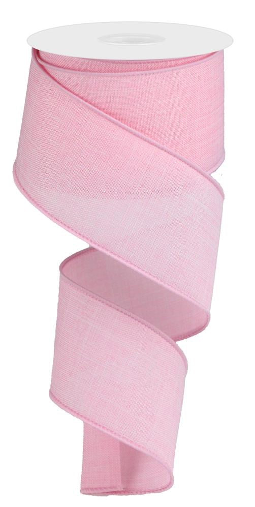 2.5" Light Pink Solid Ribbon - Designer DIY