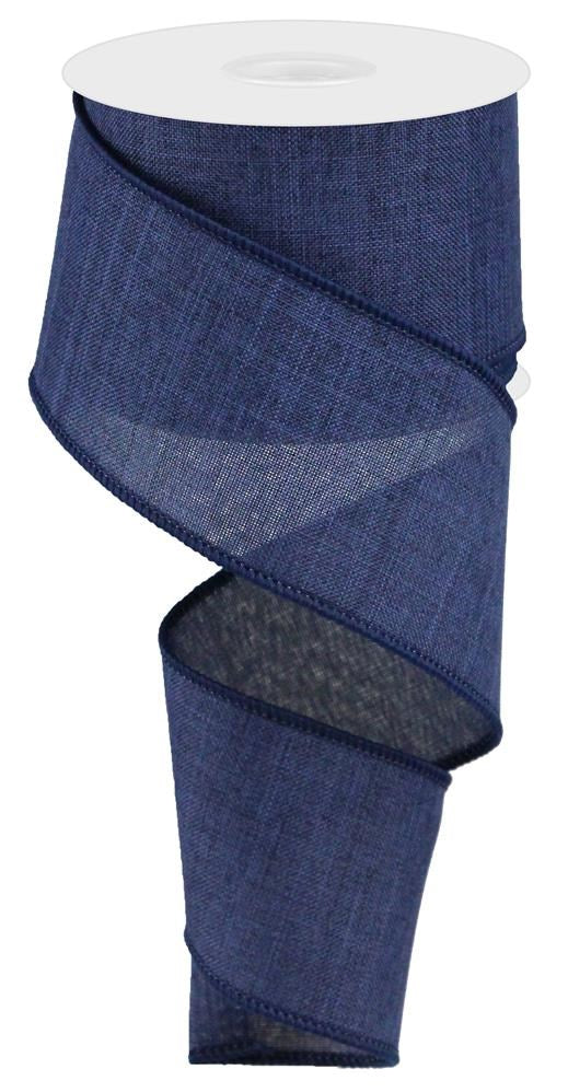 2.5" Navy Blue Solid Ribbon - Designer DIY