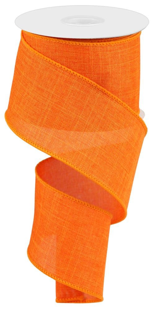 2.5" Orange Solid Ribbon - Designer DIY