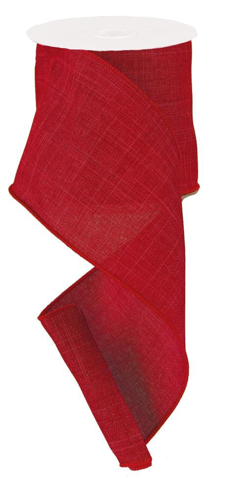 4" Red Solid Ribbon - Designer DIY