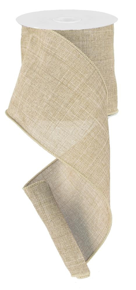 4" Natural Solid Ribbon - Designer DIY