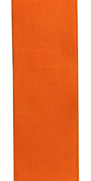 4" Orange Solid Ribbon - Designer DIY