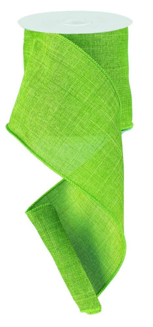 4" Lime Green Solid Ribbon - Designer DIY