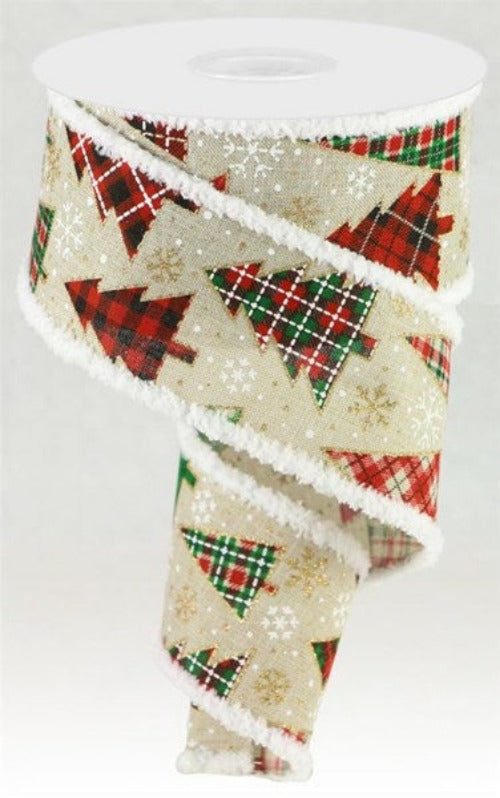 2.5" Christmas Tree Ribbon - Designer DIY