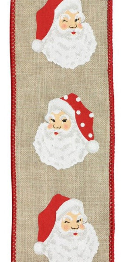 2.5" Santa Clause Ribbon - Designer DIY