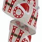 2.5" Ho Ho Ho Santa Claus Ribbon - Designer DIY