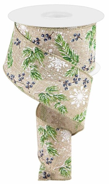 2.5" Winter Berry Ribbon - Designer DIY