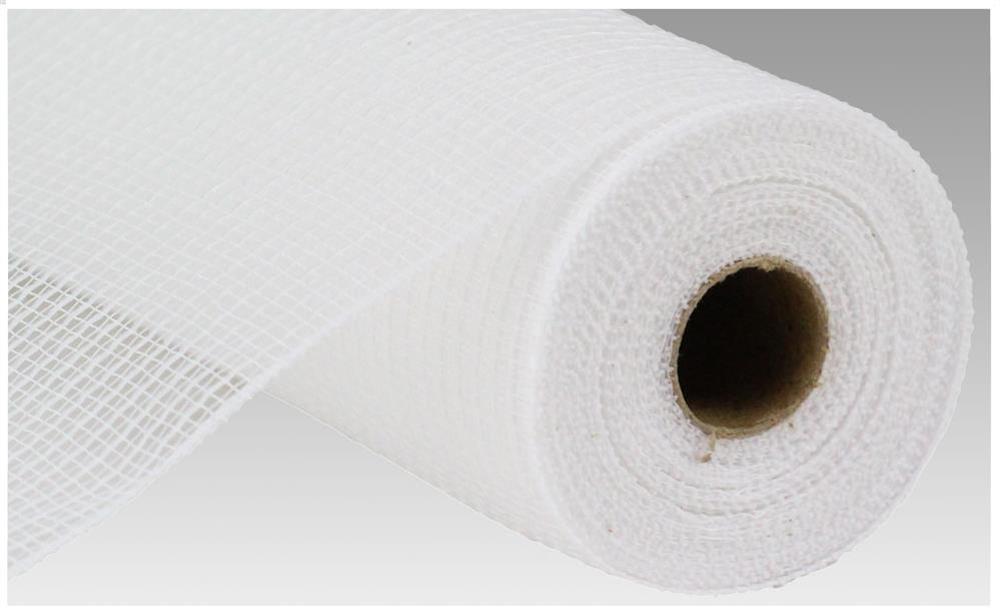 10.5" White Faux Jute Mesh - Designer DIY