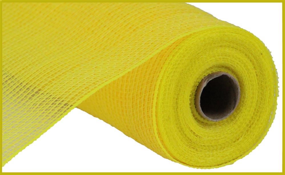 10.5" Yellow Faux Jute Mesh - Designer DIY