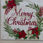Merry Christmas Sign | Poinsettia's