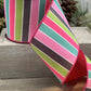 4" Multi-Colored Stripe DESIGNER Ribbon - Designer DIY