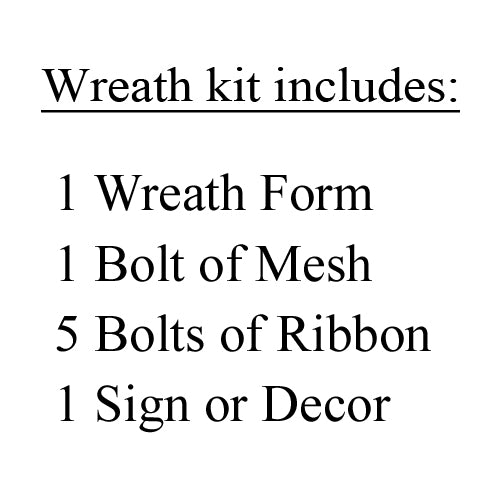 Merry Christmas Wreath Making Kit