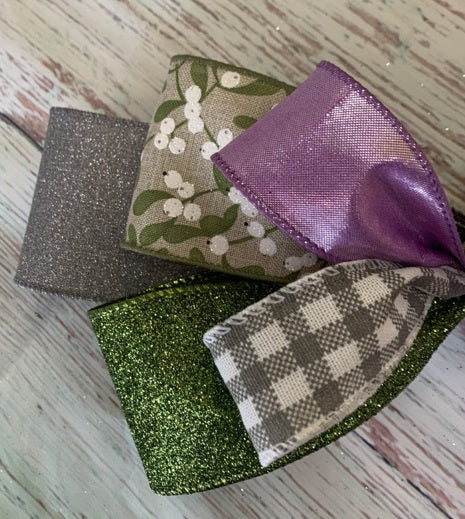 Spring DIY Bow Kit | Lavender Greenery -