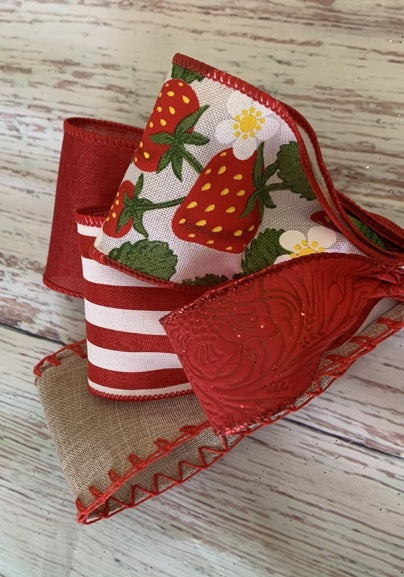 Strawberry DIY Bow Kit