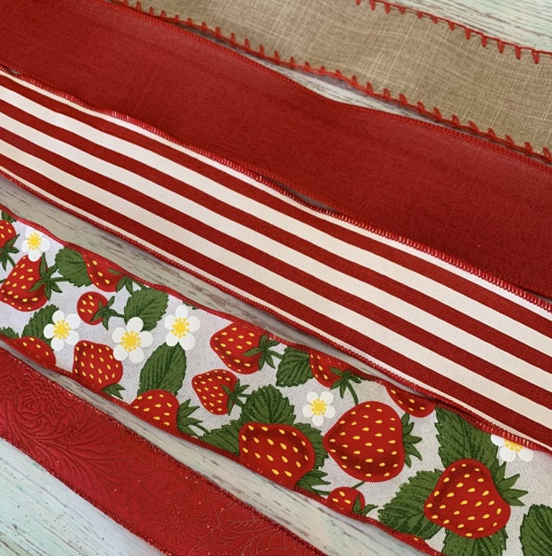 Strawberry DIY Bow Kit