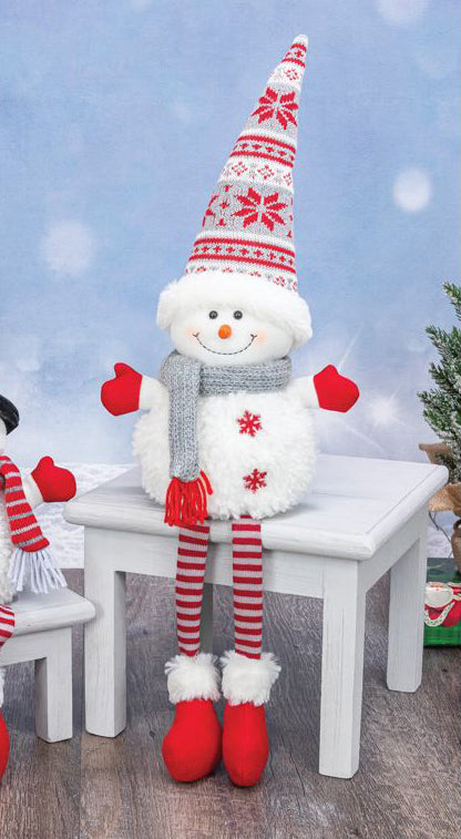 Cozy Snowman Shelf Sitter - Designer DIY