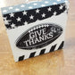 Give Thanks | Football Sign - Designer DIY