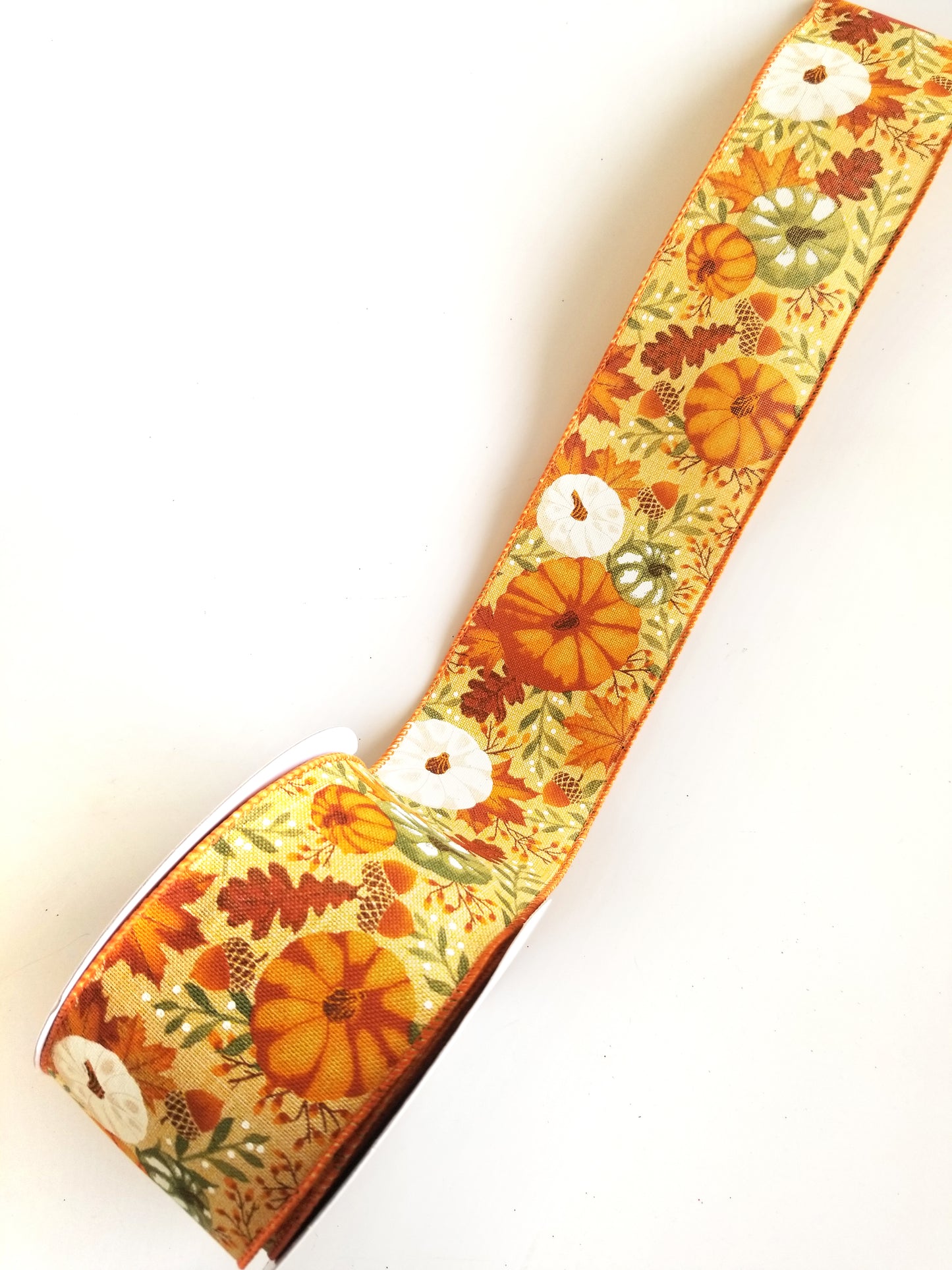 Fall Pumpkin Ribbon | Yellow