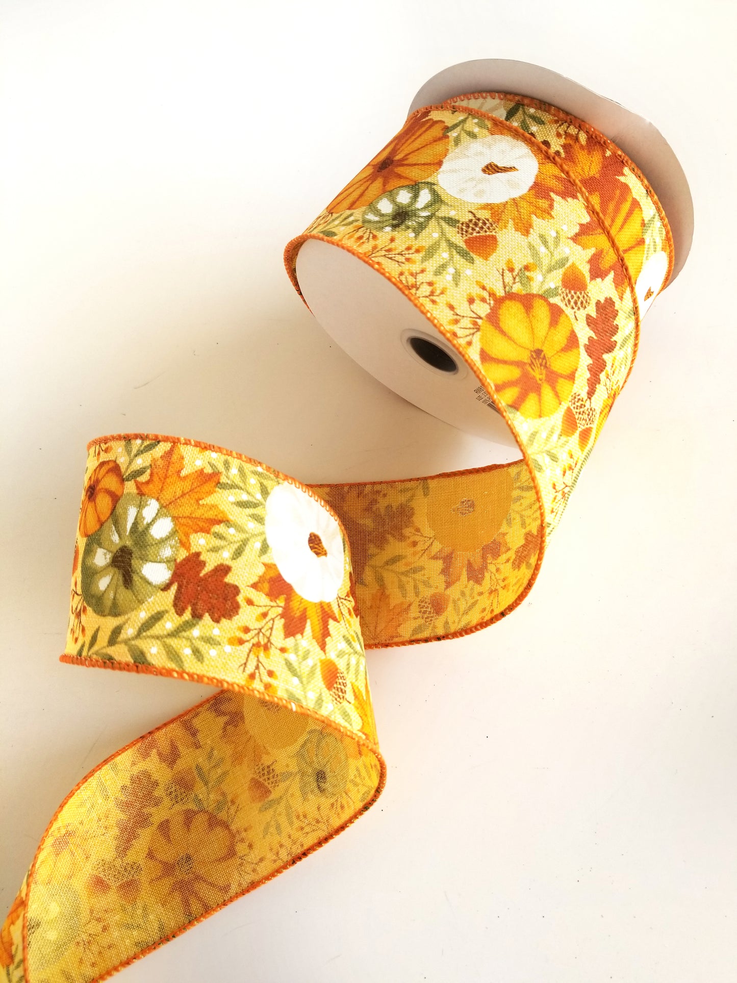Fall Pumpkin Ribbon | Yellow
