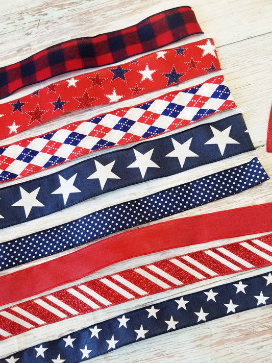Patriotic Bow Making Kit | Advanced - Designer DIY