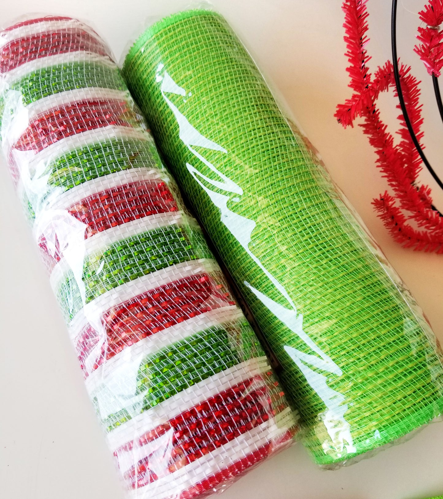 Merry Christmas Wreath Kit | Red Lime - Designer DIY