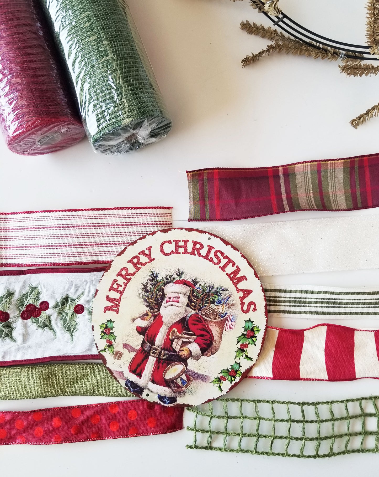 Christmas Wreath Making Kit | Santa Claus - Designer DIY