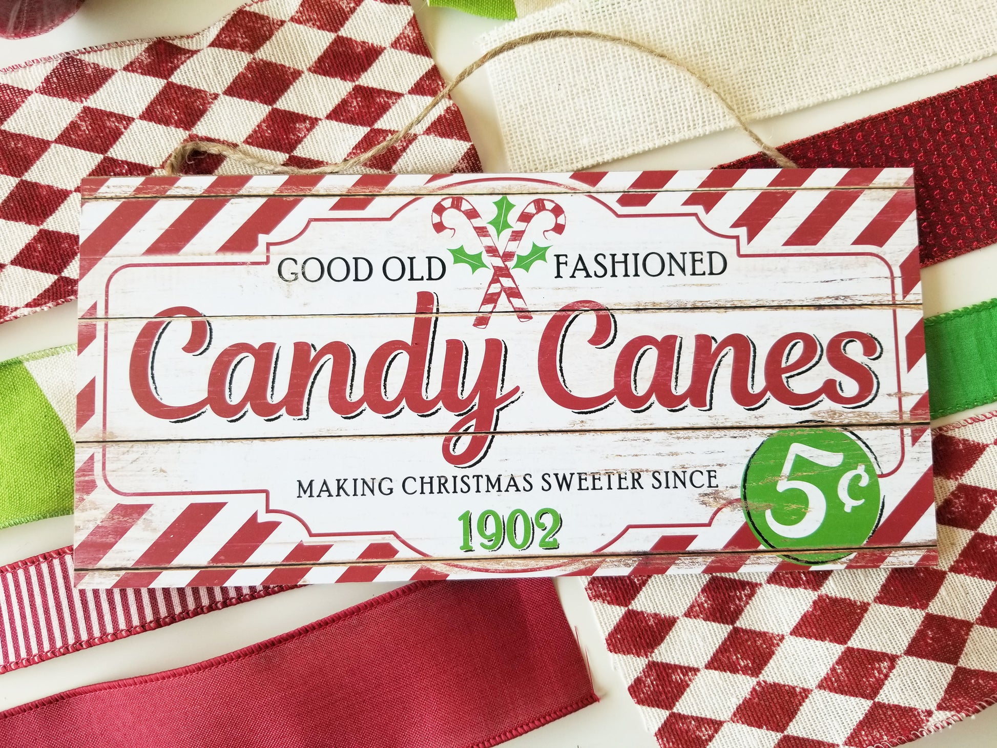 Christmas Wreath Making Kit | Candy Cane - Designer DIY