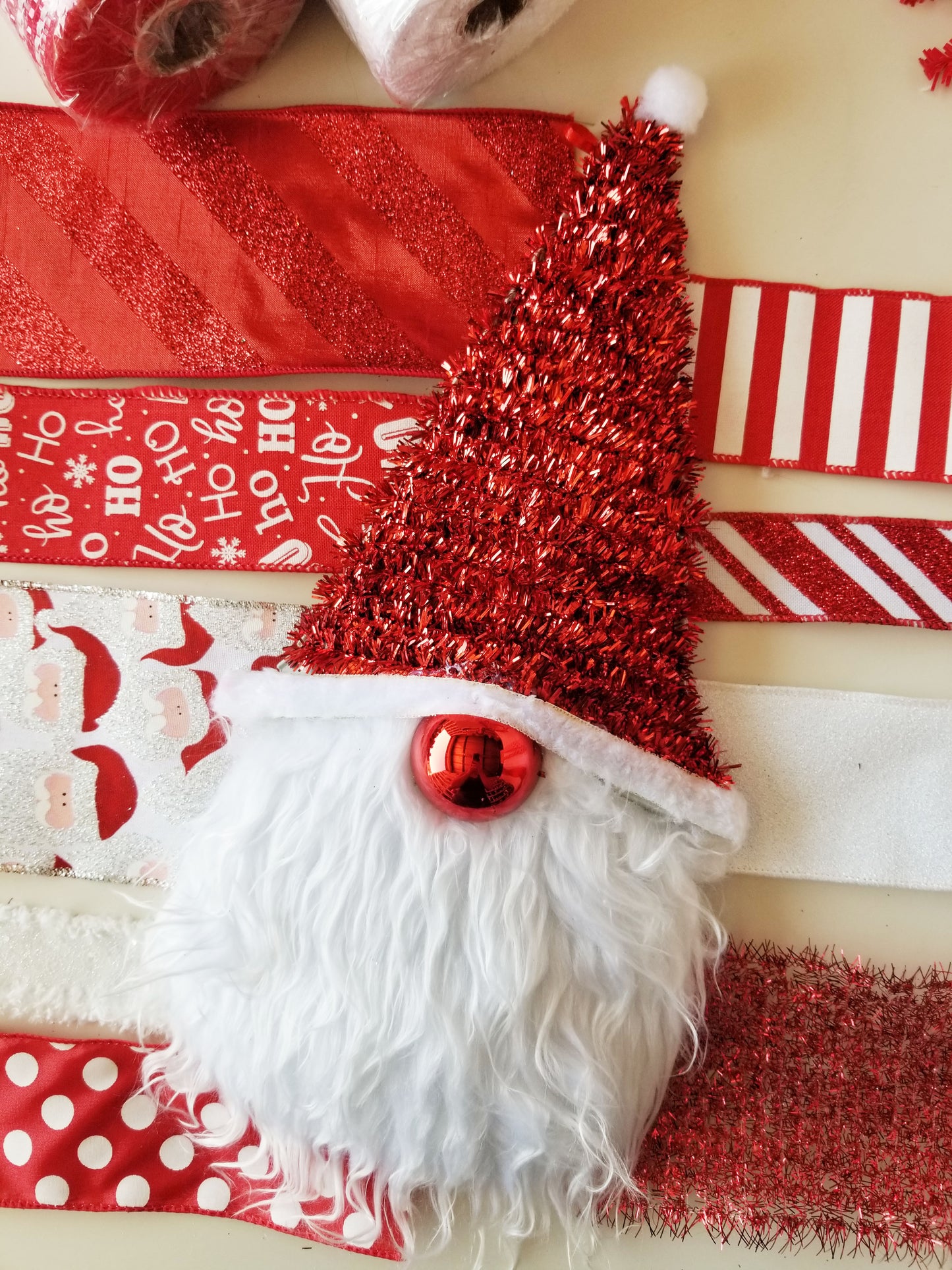 Christmas Wreath Making Wreath | Santa Gnome - Designer DIY
