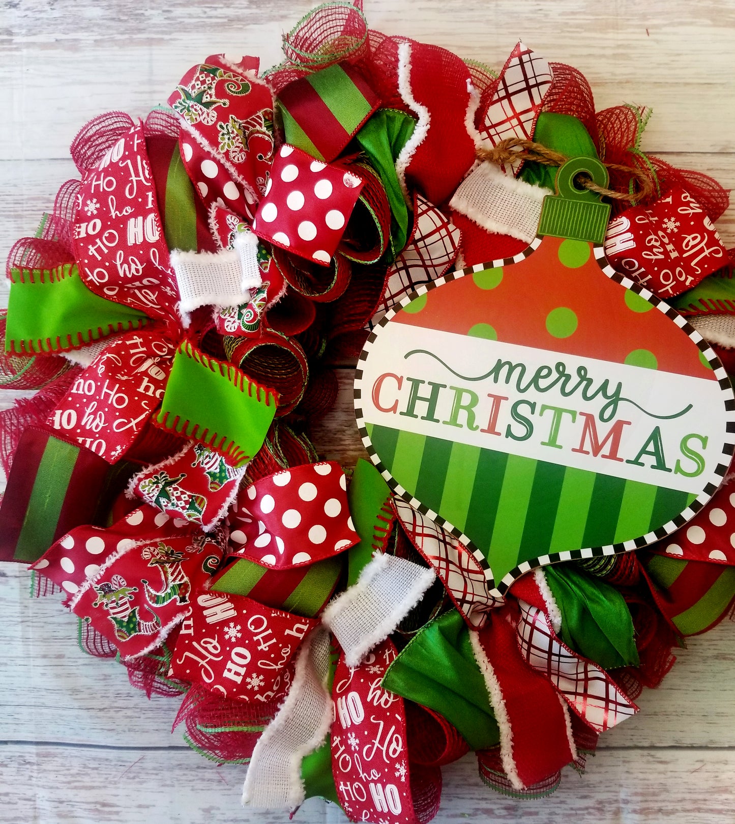 Merry Christmas Wreath Kit | Christmas Ornament - Designer DIY