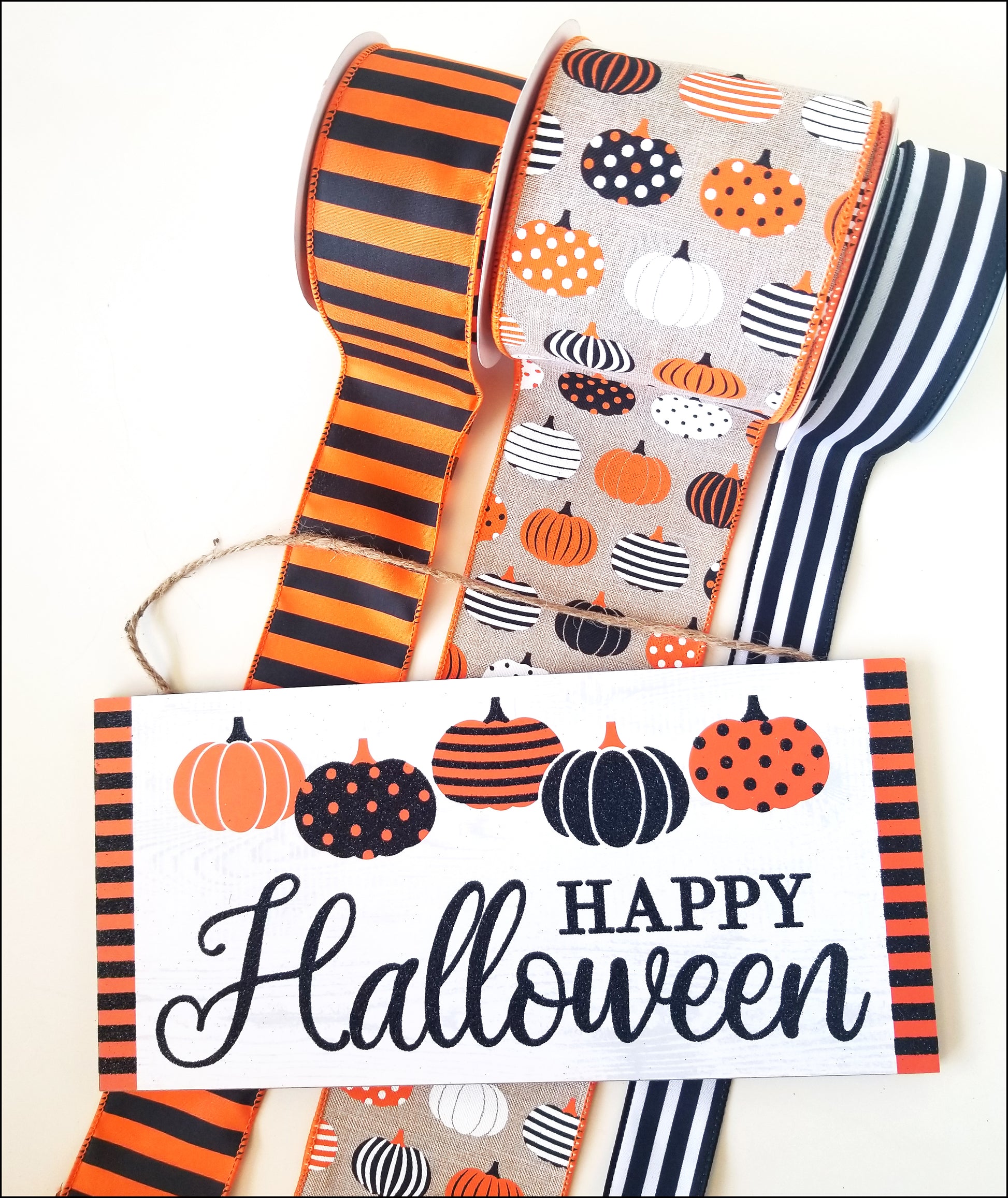 Happy Halloween Collection | Ribbon & Sign - Designer DIY