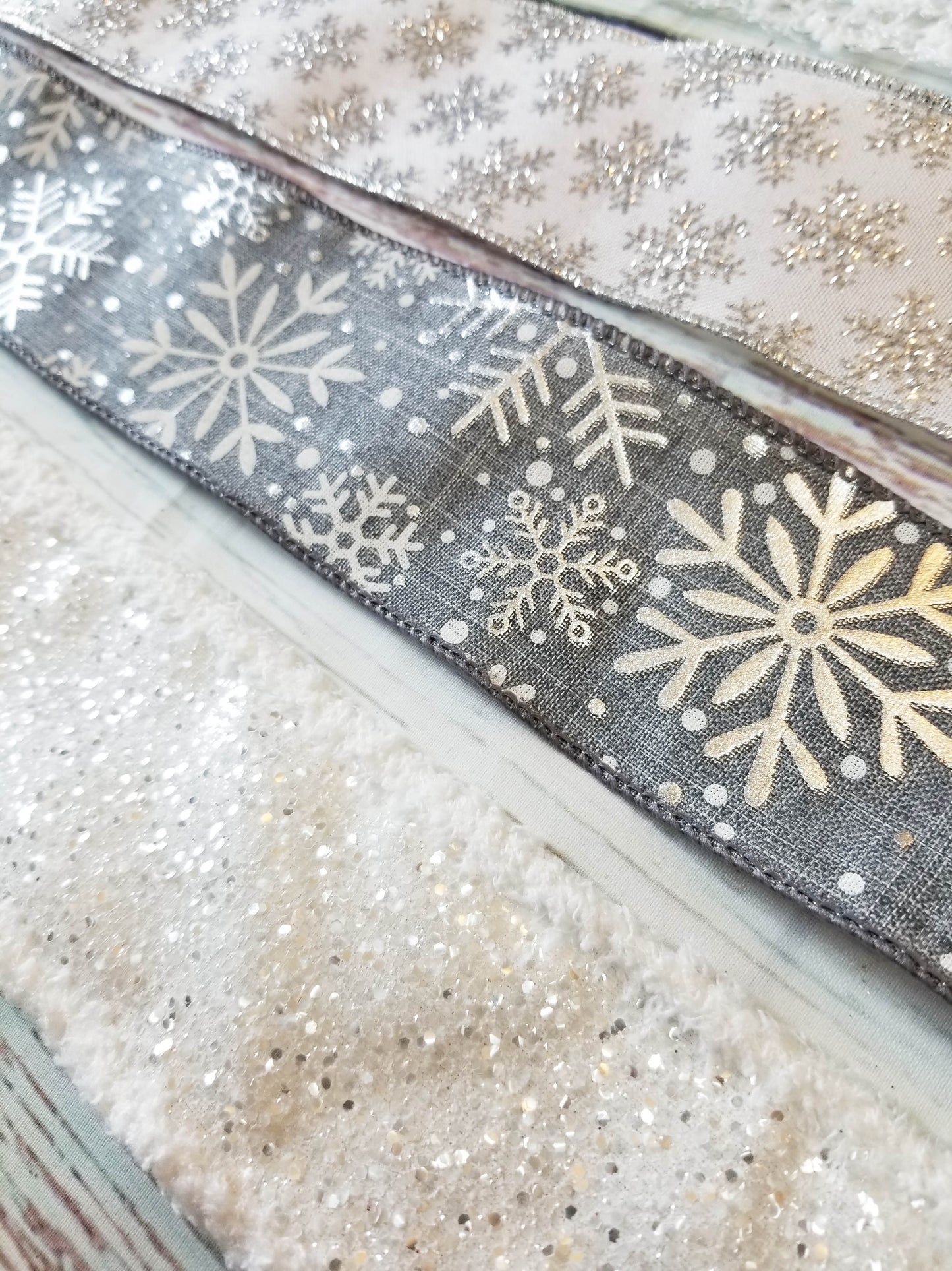 Winter Bow Kit | Snowflakes - Designer DIY