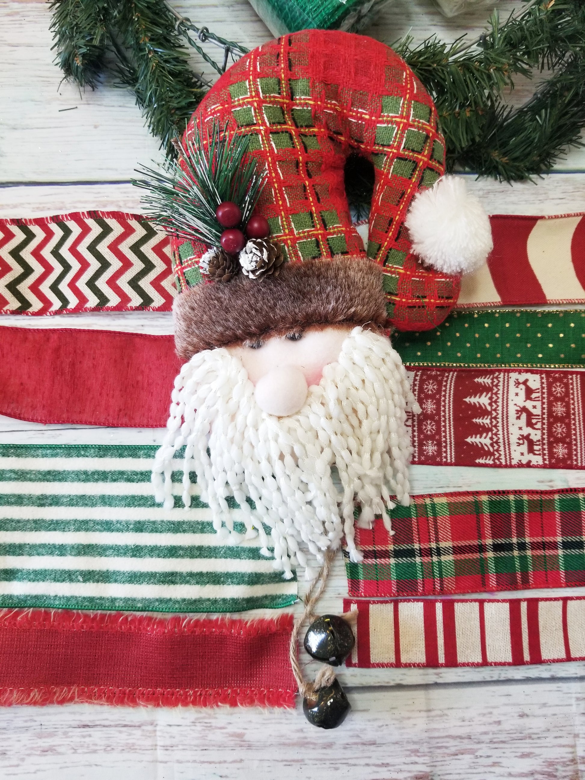 Christmas Santa Wreath Kit - Designer DIY