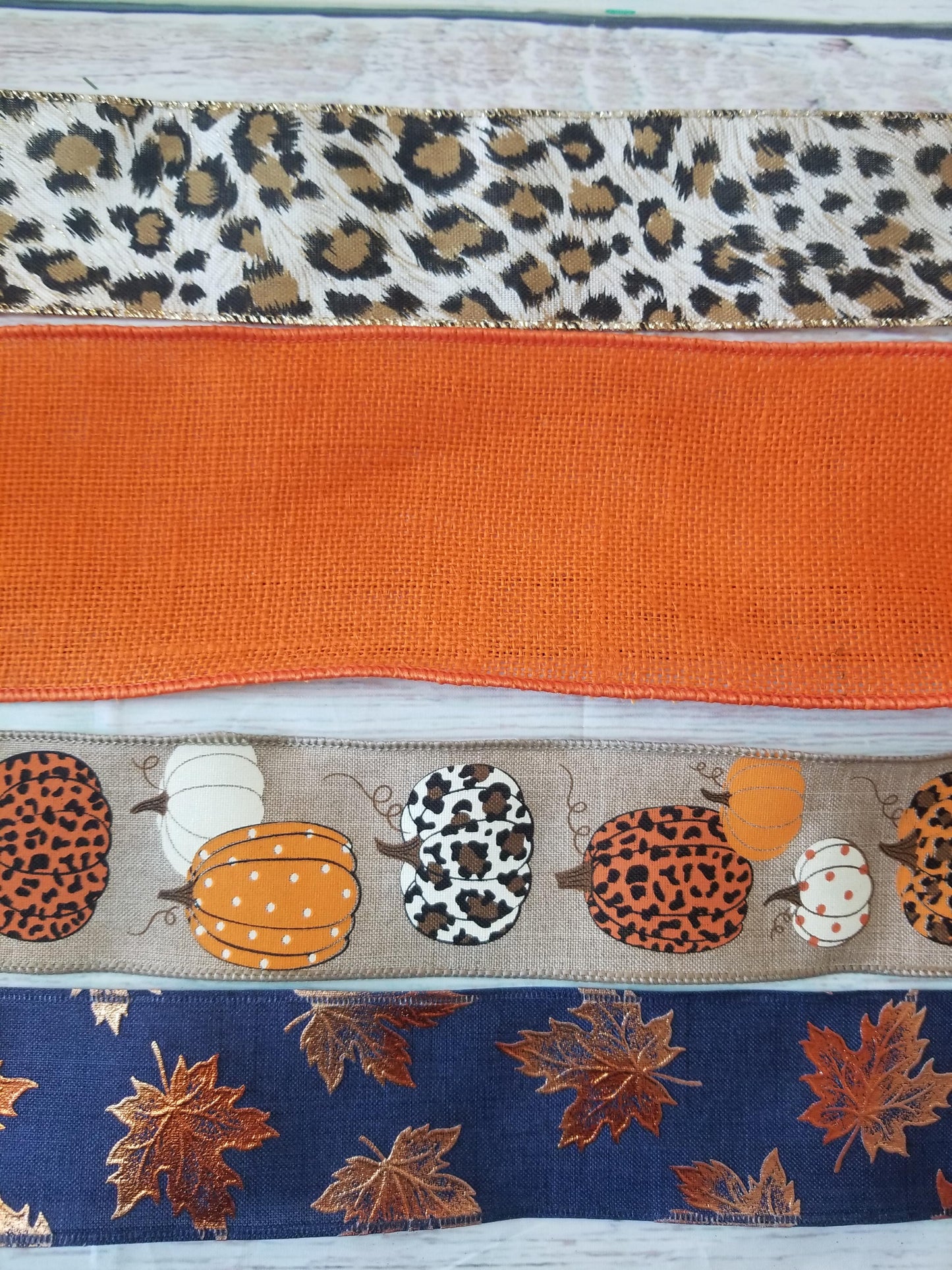Fall Wreath Kit | Leopard Pumpkin - Designer DIY