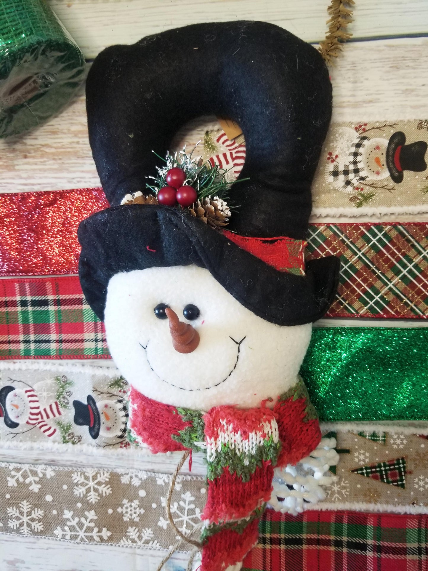 Snowman Wreath Making Kit | Designer DIY - Designer DIY