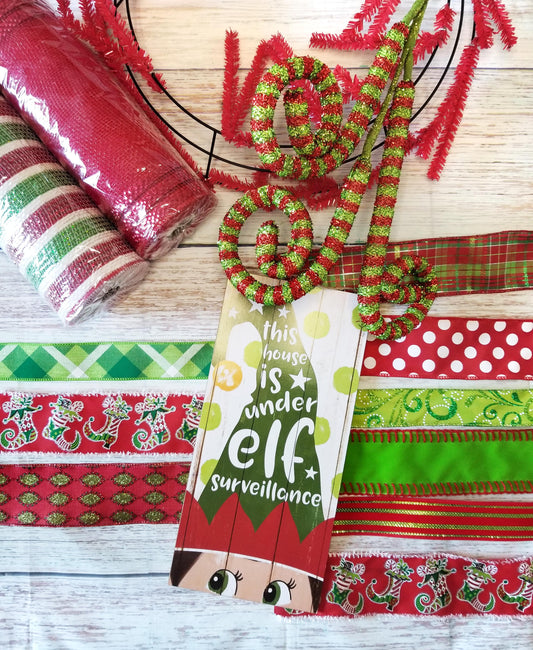 Elf Surveillance Wreath Kit