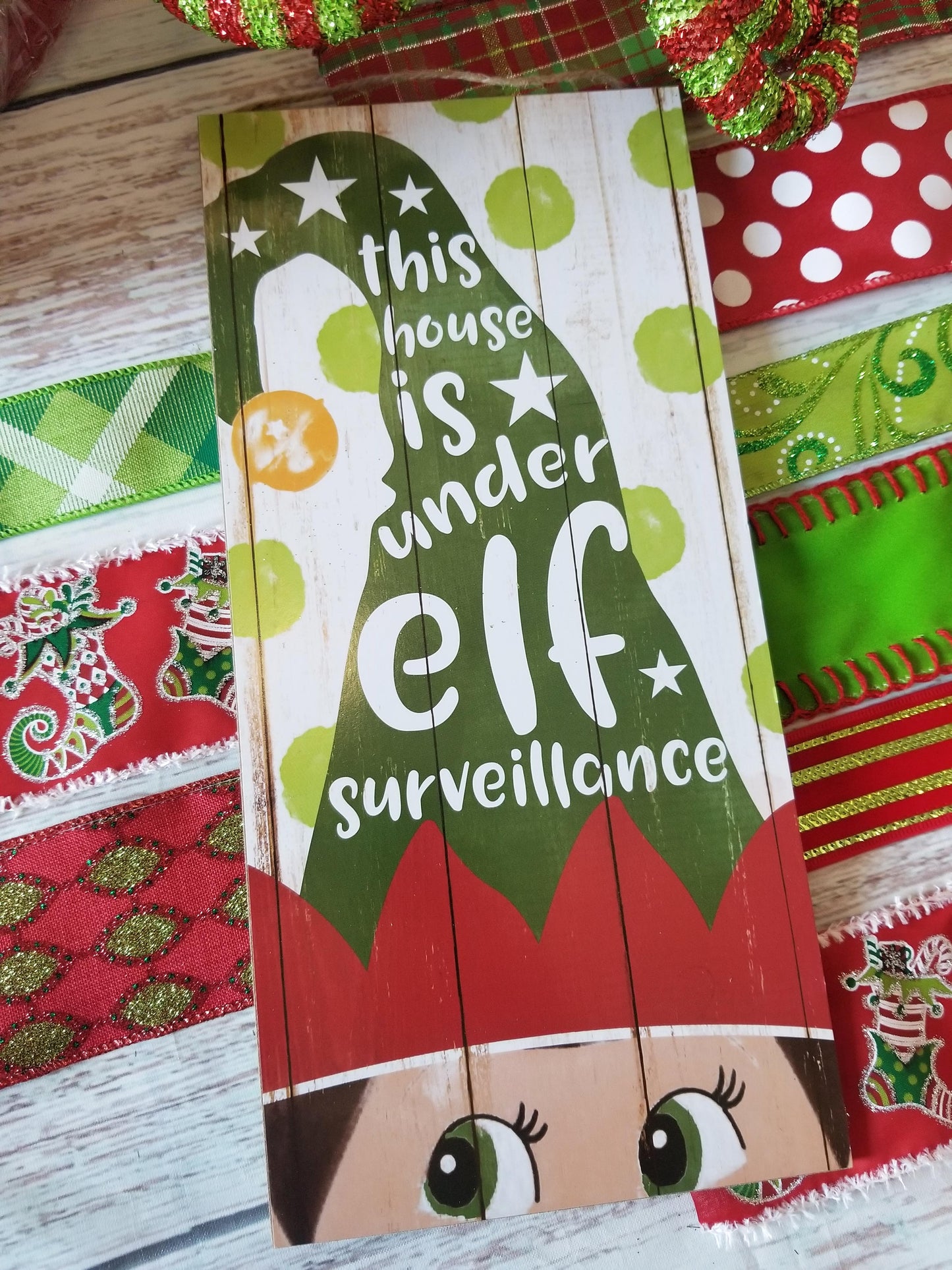 Elf Surveillance Wreath Kit - Designer DIY