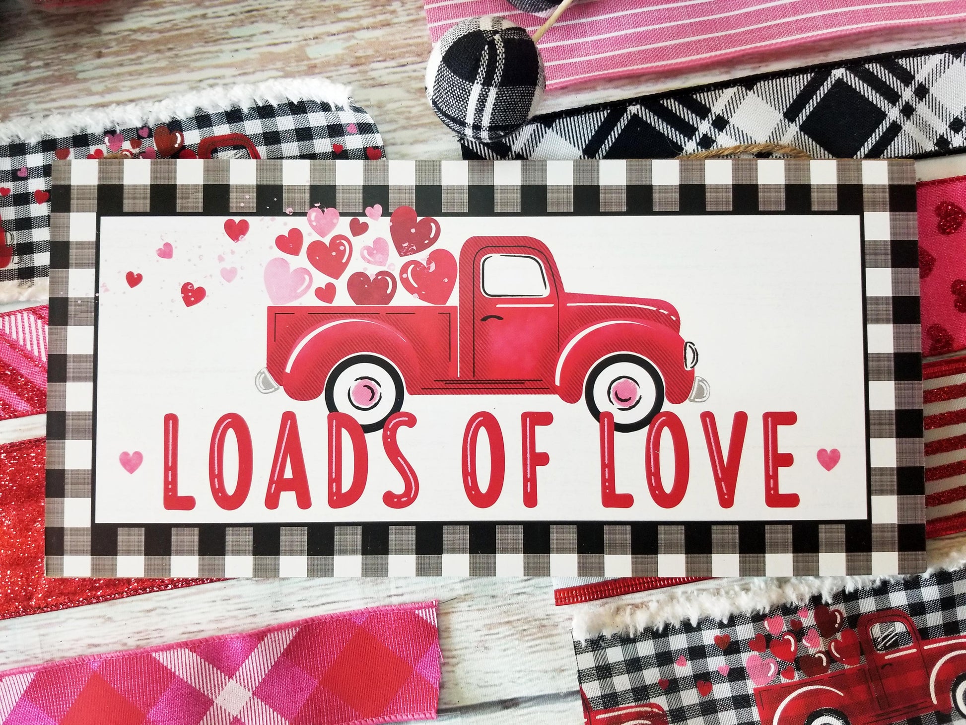 Valentine Wreath Kit | Valentine's Truck - Designer DIY
