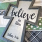 Religious Wreath Kit | Believe in Him - Designer DIY
