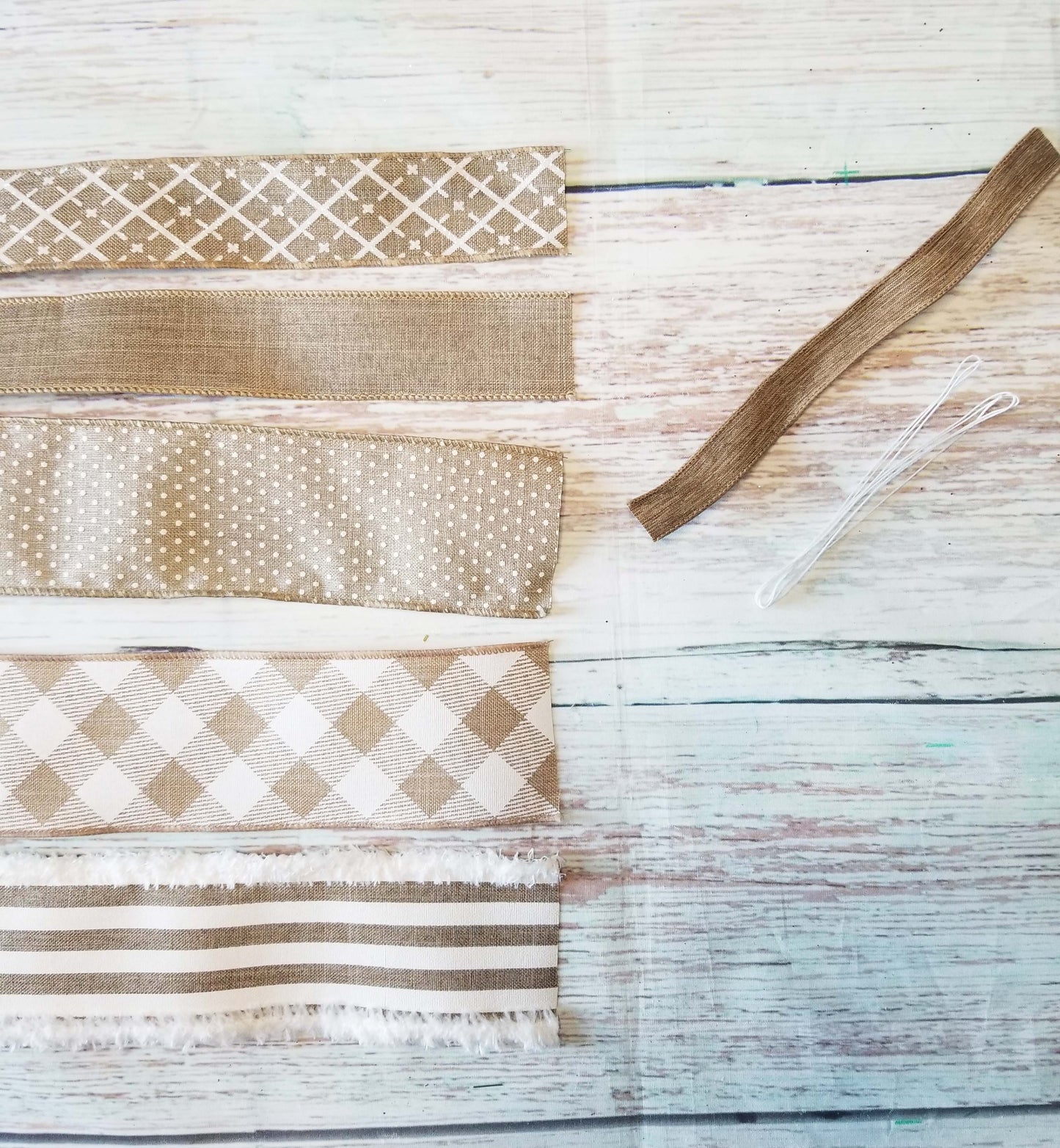 Bow Making Kit | Natural & White - Designer DIY