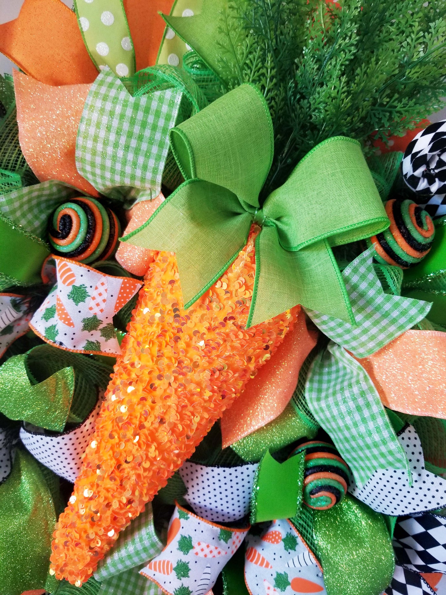 Spring Wreath | Easter Wreath | Carrot - Designer DIY