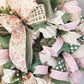 Spring Floral Wreath | Pink & Sage - Designer DIY
