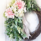 Floral Grapevine Wreath for Door - Designer DIY