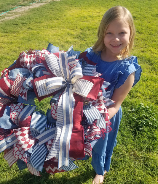 Patriotic Wreath | Americana - Designer DIY
