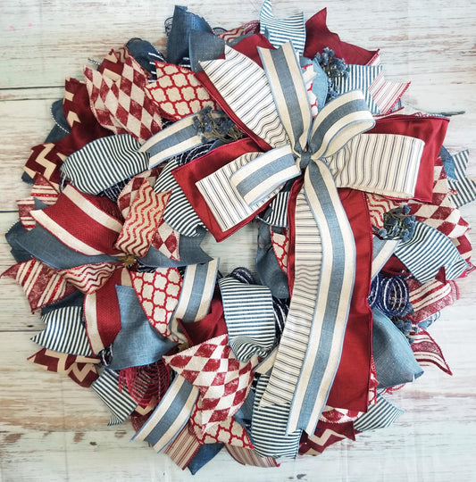 Patriotic Wreath | Americana - Designer DIY