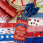 Patriotic Wreath Kit | Home of The Free Because of the Brave - Designer DIY