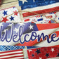 Patriotic Wreath Kit | American Flag Welcome - Designer DIY