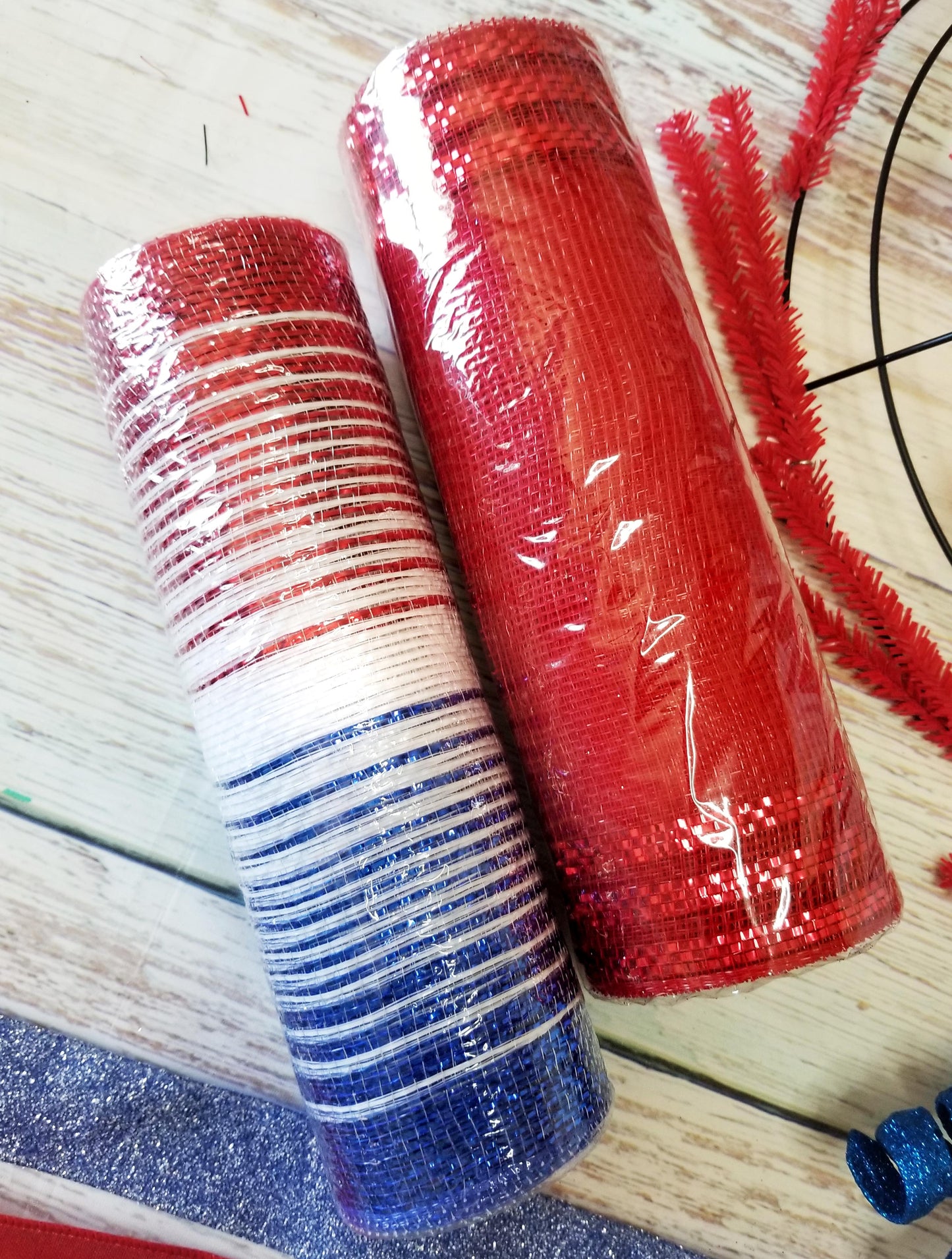 Patriotic Wreath Kit | Happy 4th of July - Designer DIY