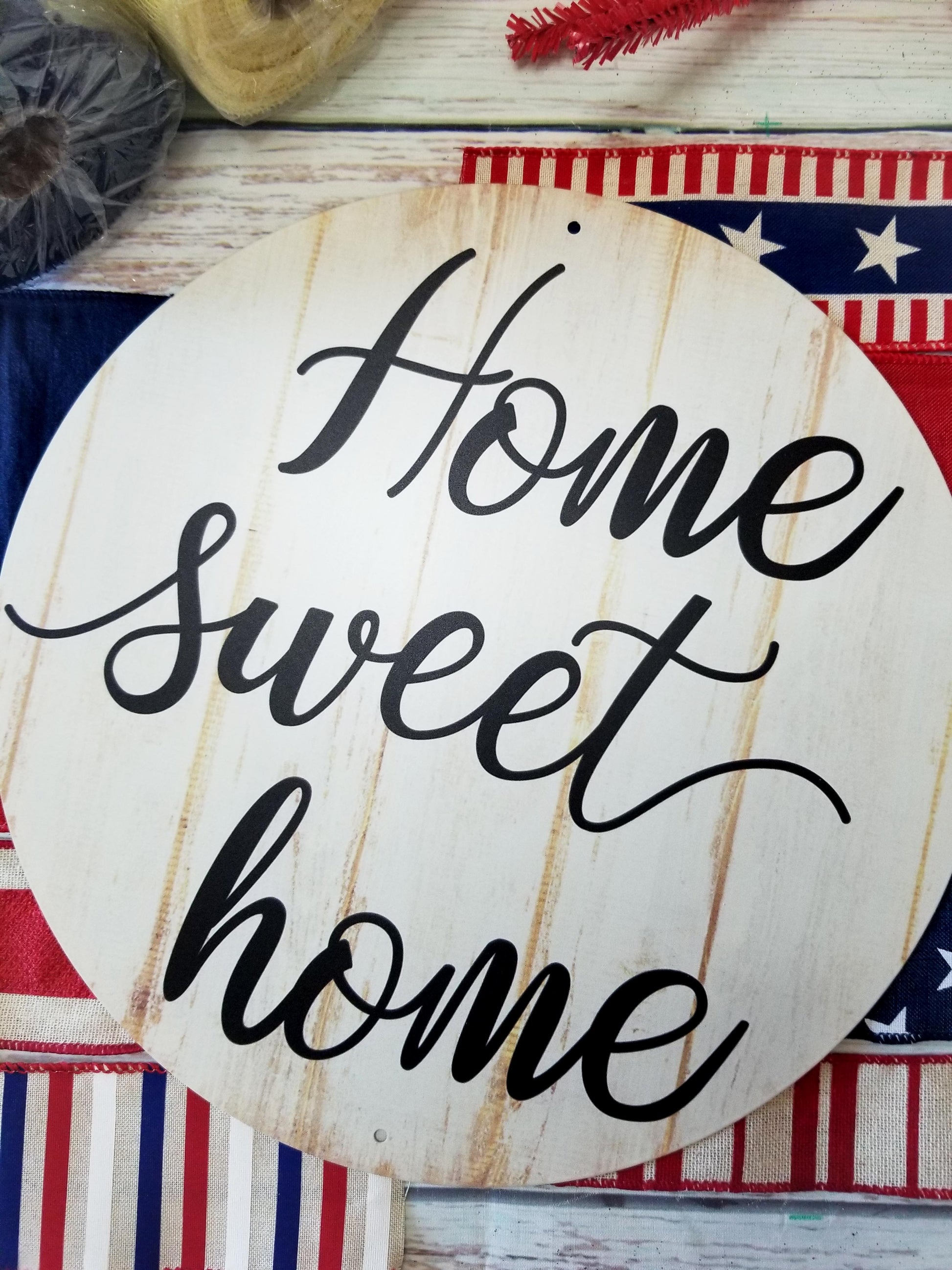 Patriotic Wreath Kit | Home Sweet Home - Designer DIY