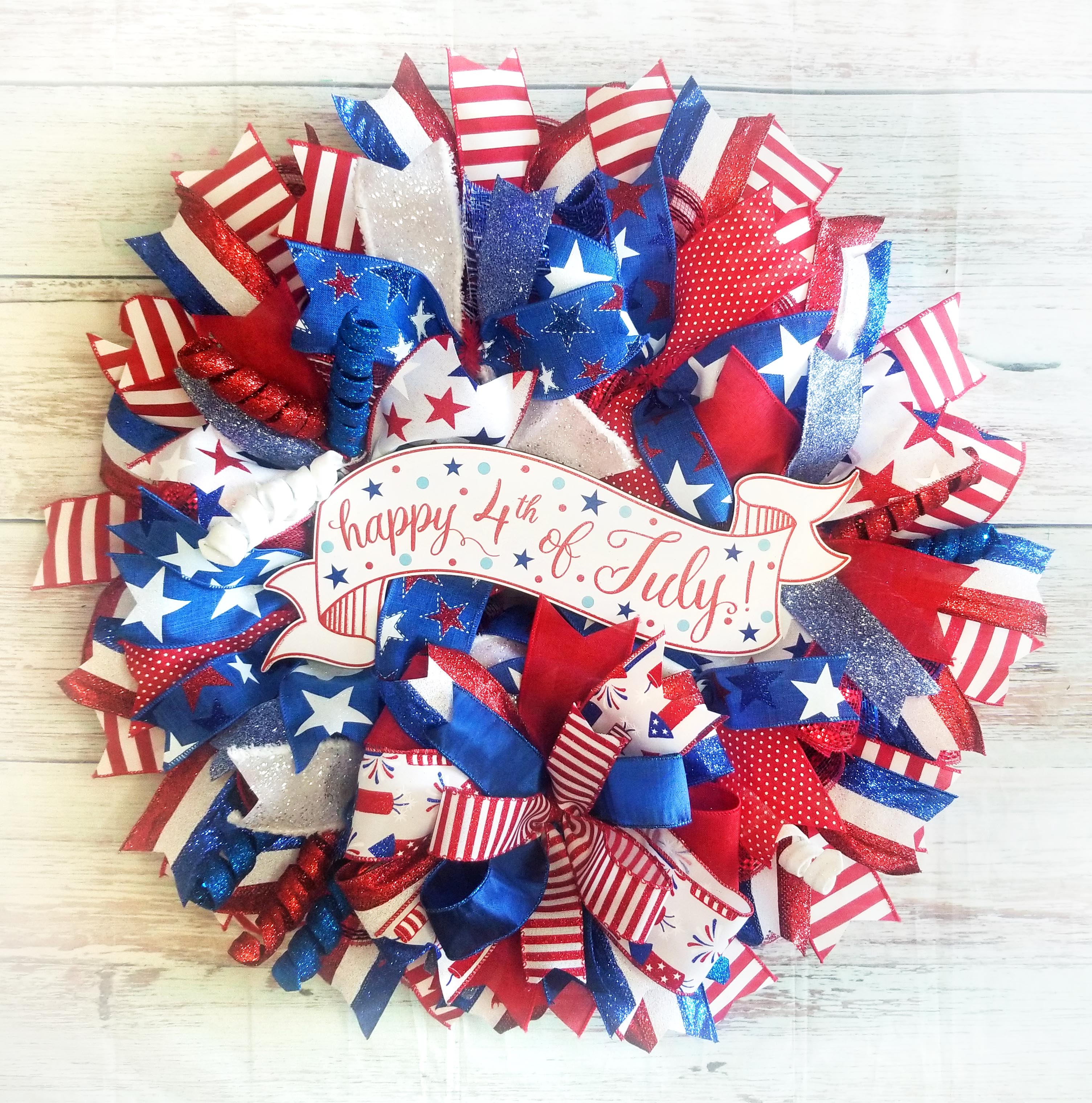 4th of top July Wreath